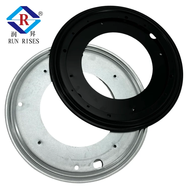 

Поворотные платформы A25 из оцинкованной стали, 12 дюймов, черно-белые, прочная металлическая основа для обеденных стульев, гостиной, спальни