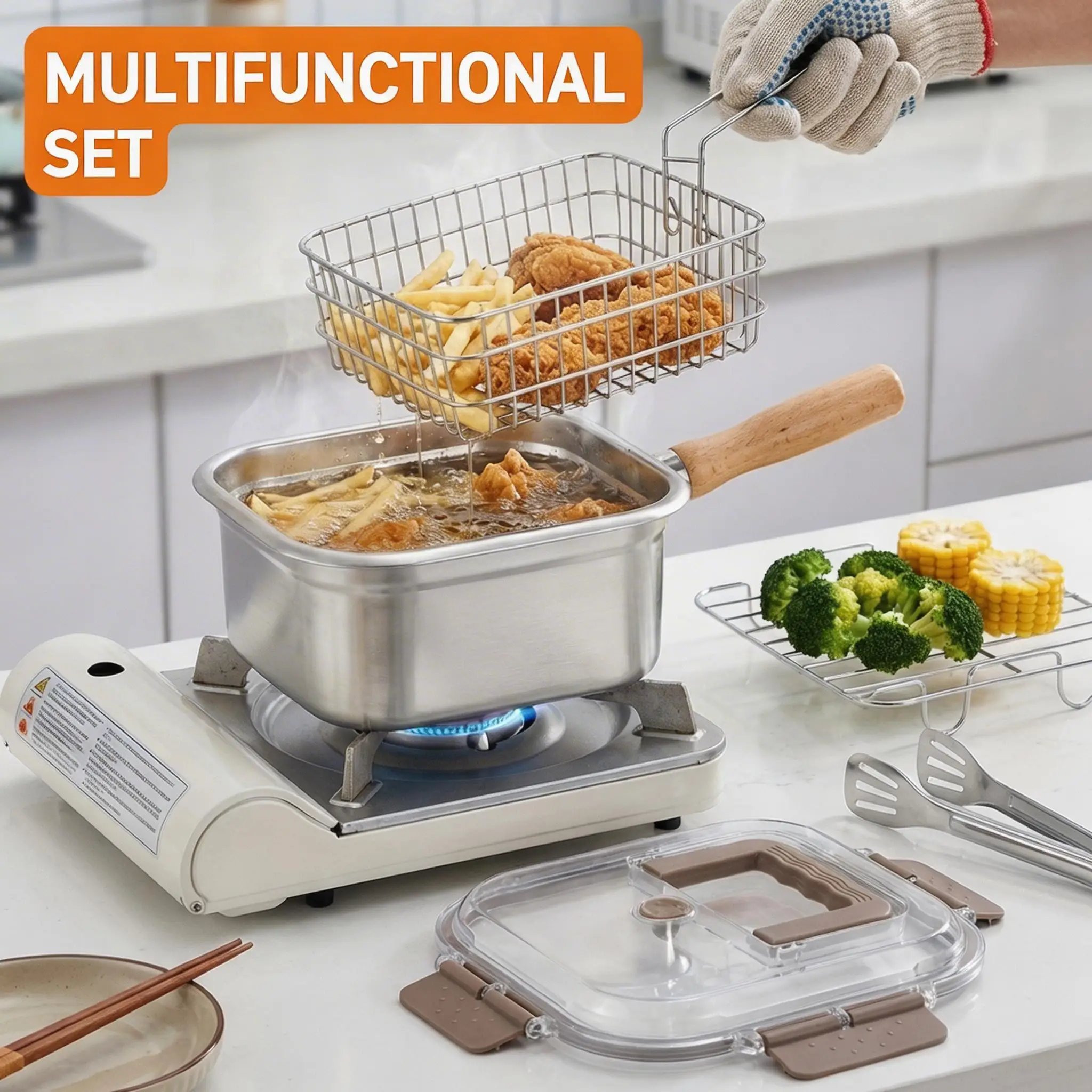 Deep Fryer Pot Stai…