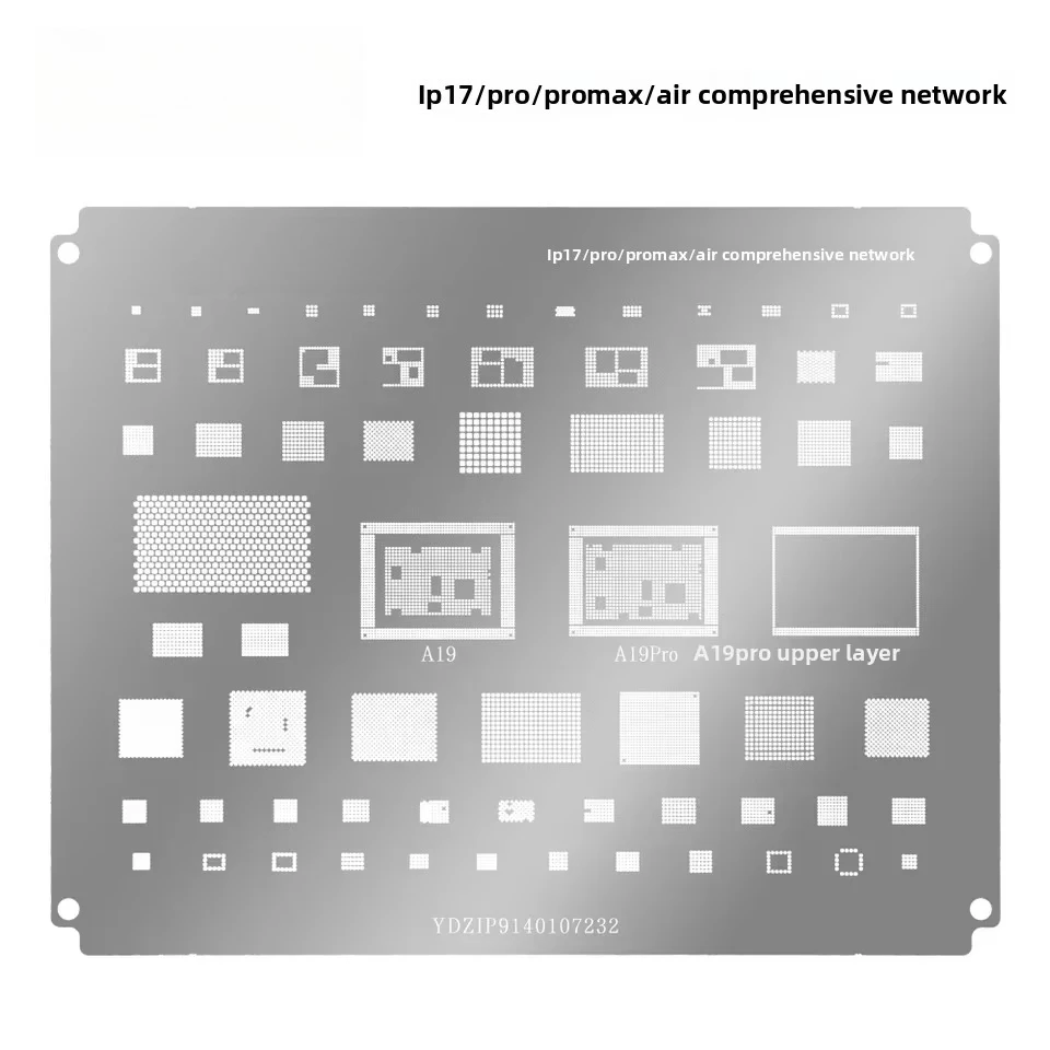 49pc Universal Multi Function CPU Comprehensive Stencil for Mobile Phones QM/MTK/ AD CPU Chip Tin Phone