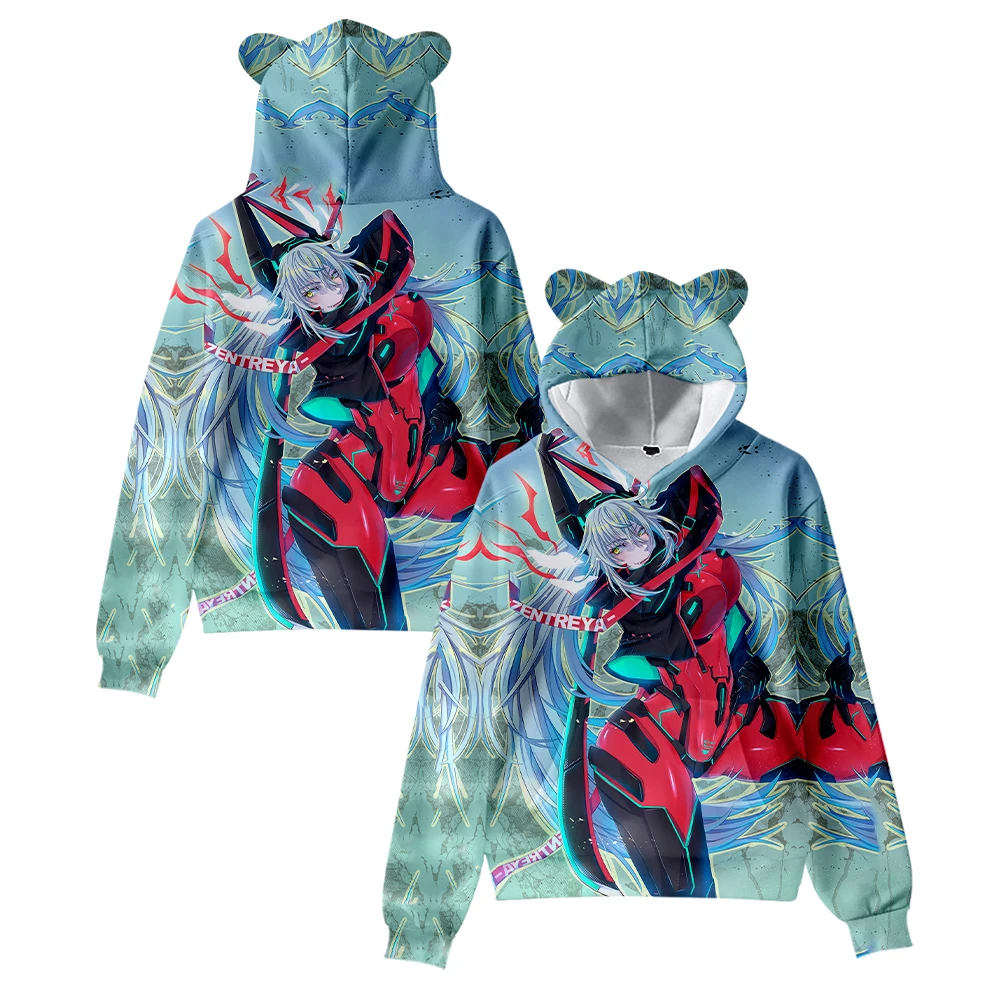 

Zentreya Cat Ear Hoodie Women Men Long Sleeve Sweatshirt Casual Cute Pullover Clothes