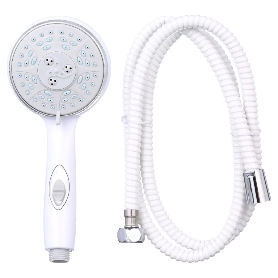 

RV Shower Head Kit with on off Switch and 60-Inch Flexible Hose White 43714