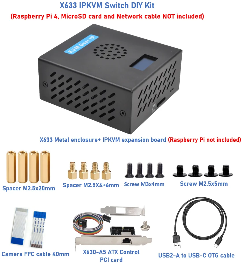 Variant: X633-IPKVM-DIY-KIT