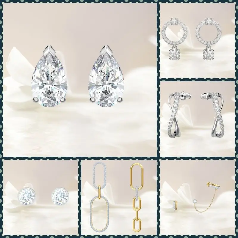 

2025 Signature Style Luxe Glistening Women's Cocktail Hour Earrings Conversation Starter Sale Price