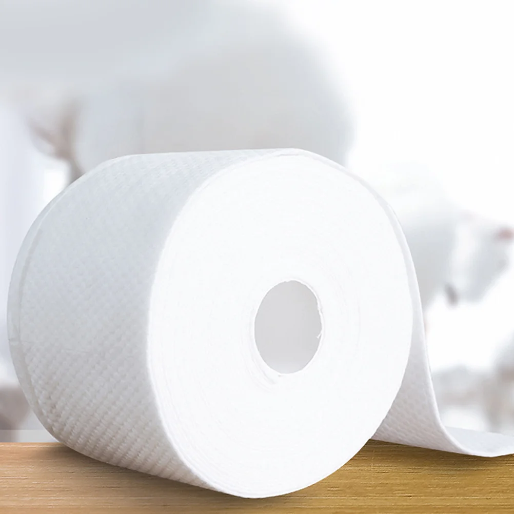 75 шт., хлопковые мягкие салфетки из нетканого материала, салфетка для лица для чувствительной кожи, домашнего офиса, влажная и сухая бумага, туалетные салфетки