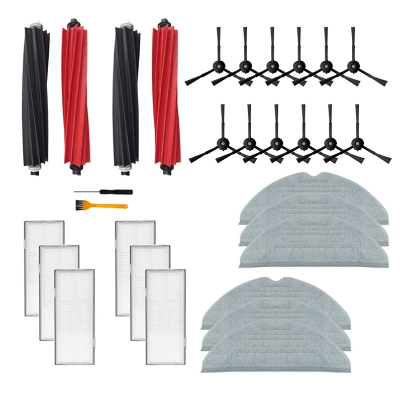 Roborock-掃除機用のスペアパーツ,s8 pro ultra s8,s8用のアクセサリー,メインブラシ,クリーニングクロス,フィルターバッグ,ロボット掃除機用