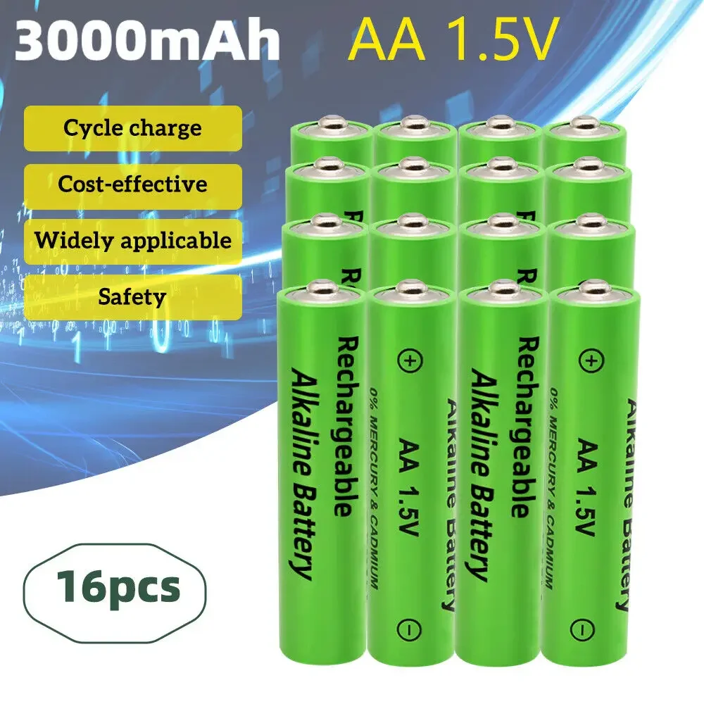 Rechargeable Battery 1.2V+AAA 3000mAh Lithium Li-ion Rechargeable Battery Suitable for razors,LED lighting, wireless microphones