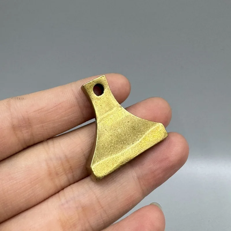 small seal blank ornament antique collection engraving pendant copper decoration