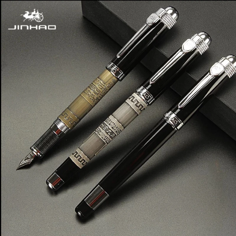 

Jinhao189 Fountain Pen Chinese Classical Style,0.5mm Iridium Nib tinta pluma estilográfica Elegant Gift For Teacher,Calligrapher