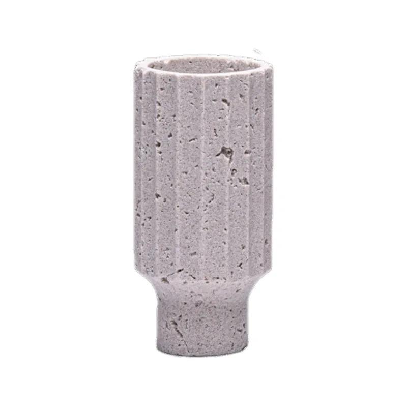 

Nordic modern imitation marble pattern resin vase flower ware ornament living room dining room soft decoration