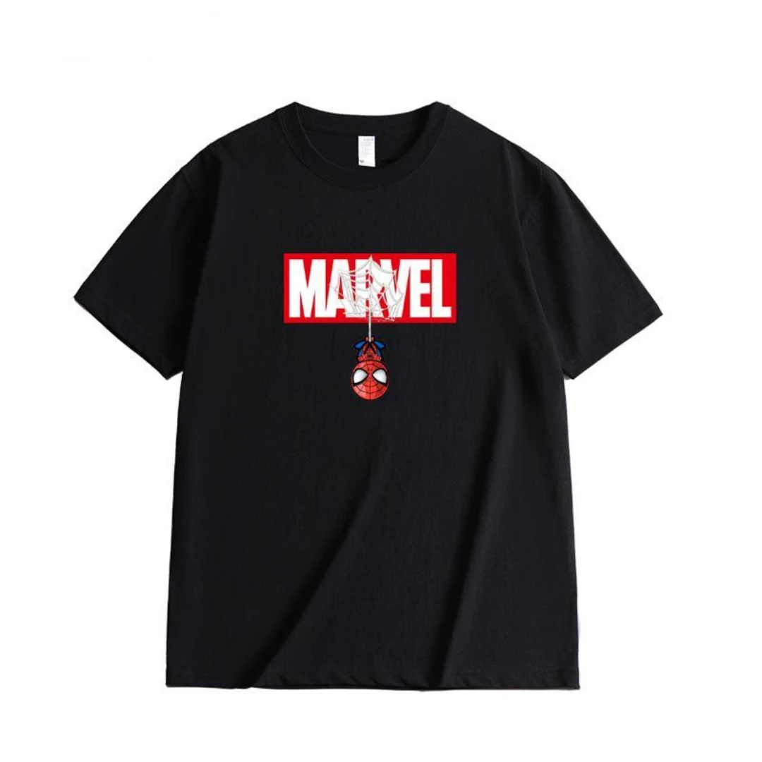 Marvel blockbuster joint T-shirt short sleeve Spider-Man Iron Man America Venom clothes Boy Boy Avengers cotton top