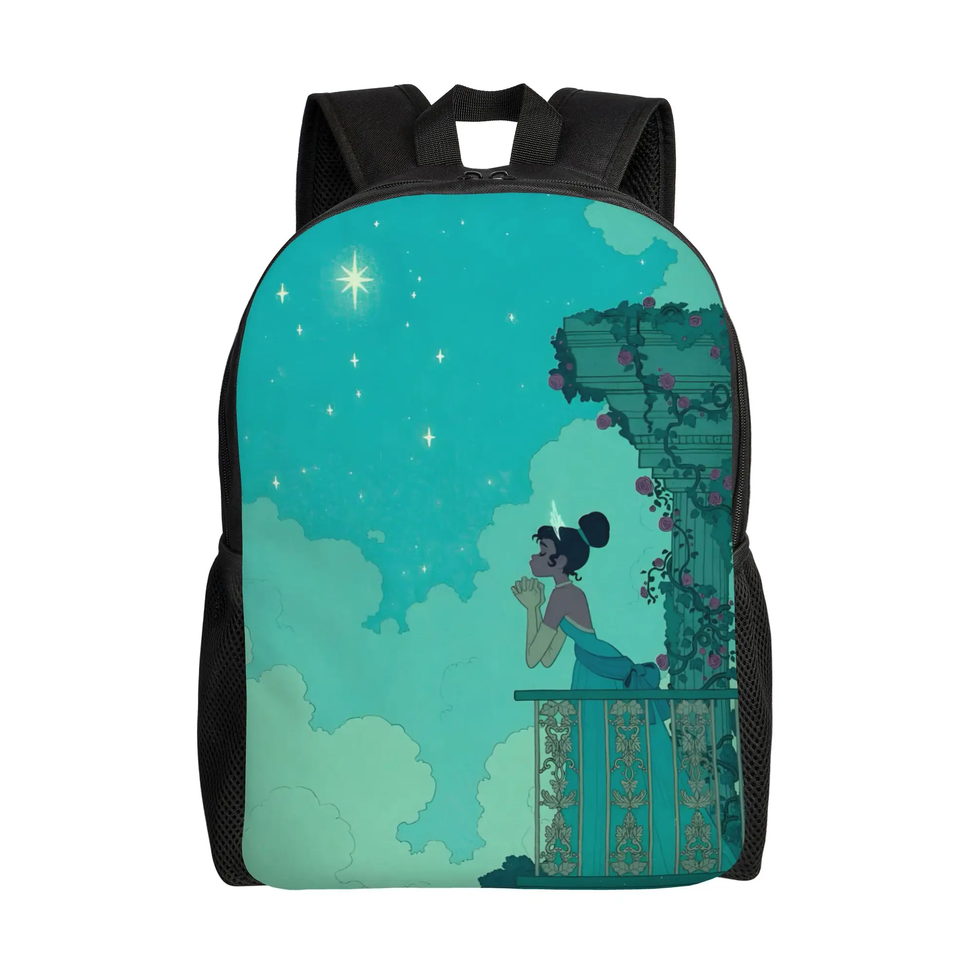 

Рюкзак для школы с изображением принцессы и лягушки, новый, унисекс, 1 шт.