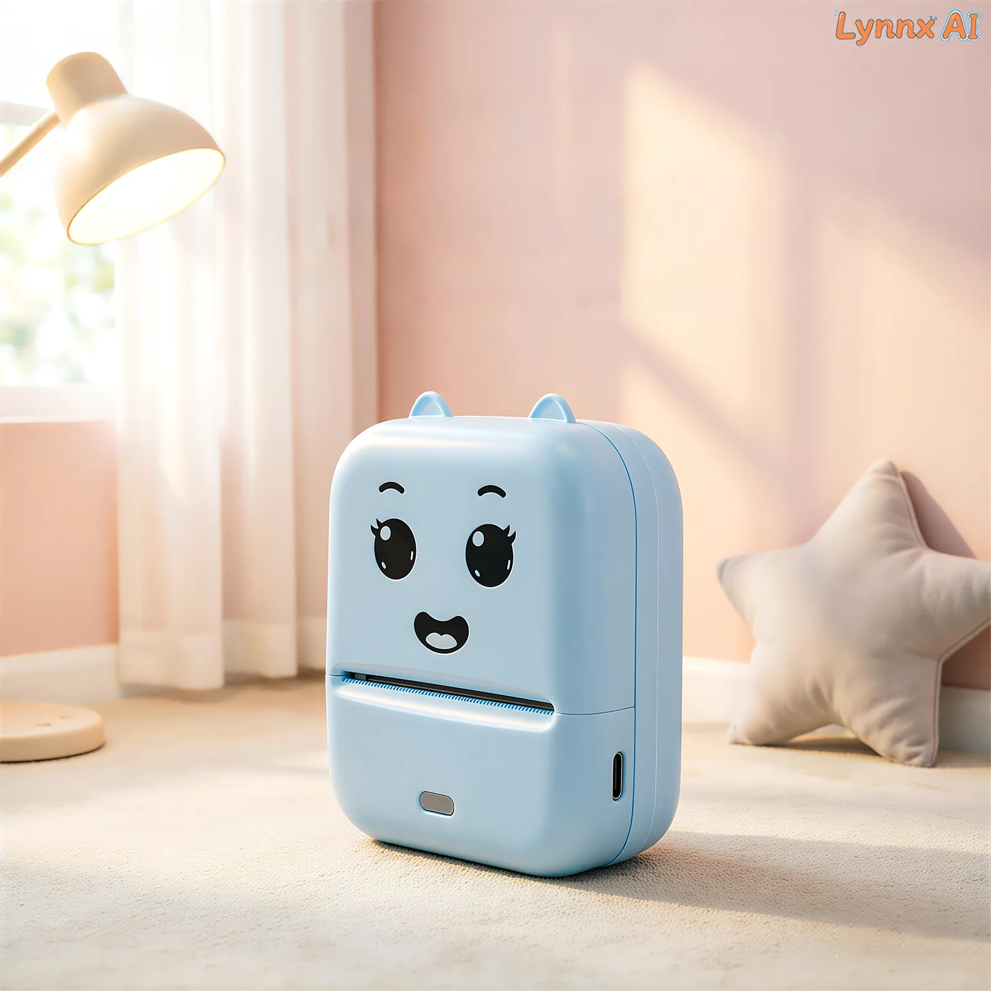 AI Learning Printer with Voice Drawing, Bilingual Flashcards & Photo Learning