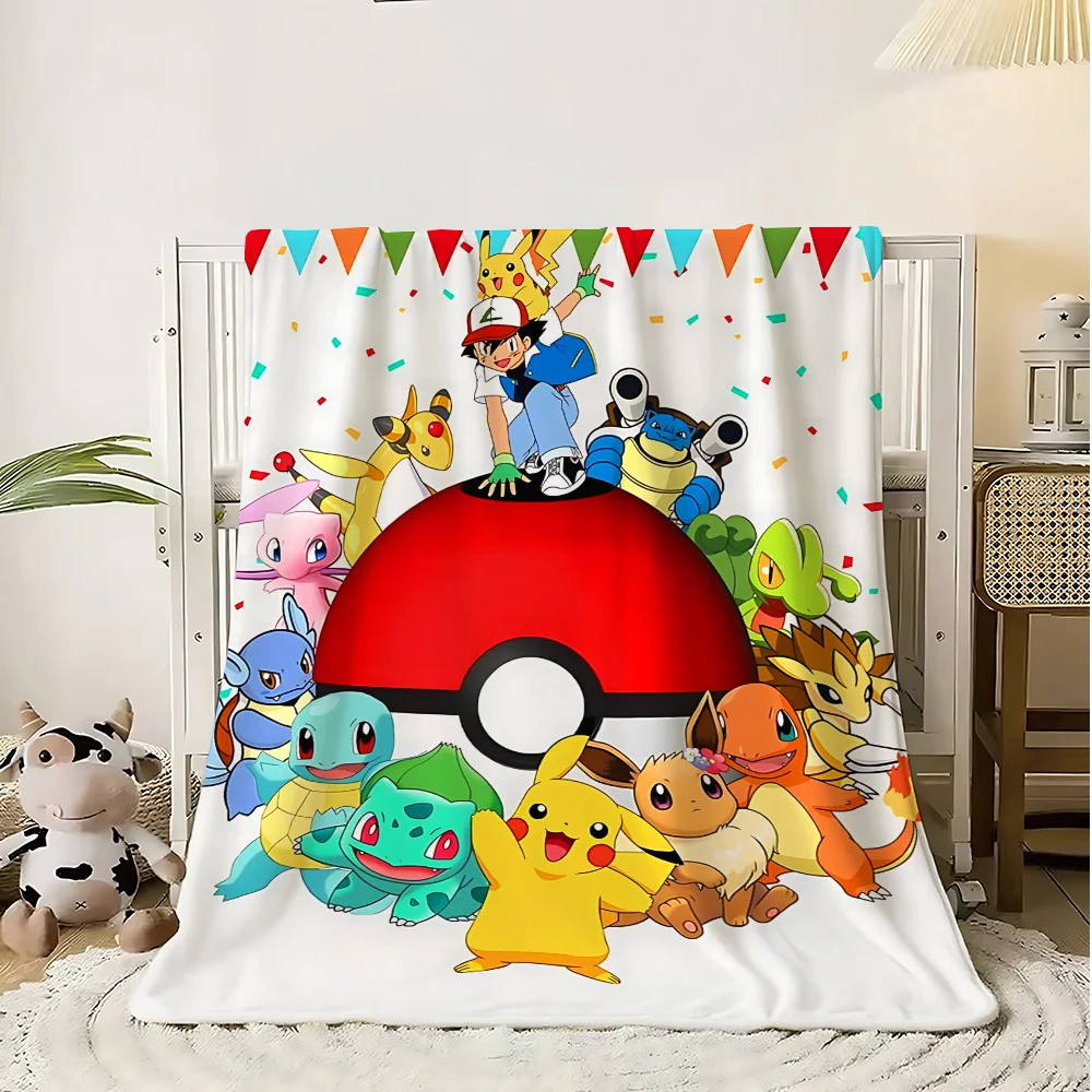 

Pokes Printed Nap Blanket School Warm Winter Blankets for Bed Bedroom Decoration Home Bedspread the Sofa Throw Decorative Knee