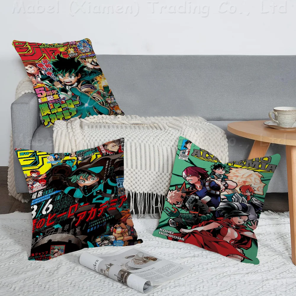 

Anime My Hero Academia Pillow Cover Sofa Cushion Cover Home Room Decoration Children Gift