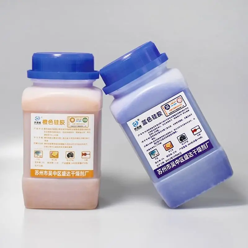 250/500G Color Changing Silica Gel Desiccant Reusable Moisture Absorber Dehumidifier For Electronics〔White〕
