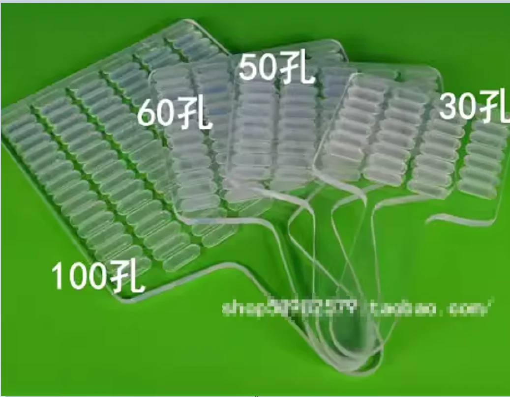 New Manual Capsule Counter Counting Board Capsule Filler 30/50/60/80/100 Holes/Organic glass