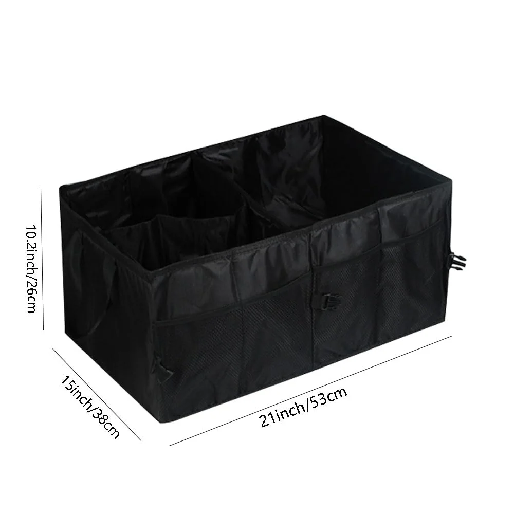 ！@Foldable Portable Plastic Cargo Storage Box Ultra Durable Eco-Friendly Polyester Camping Gear