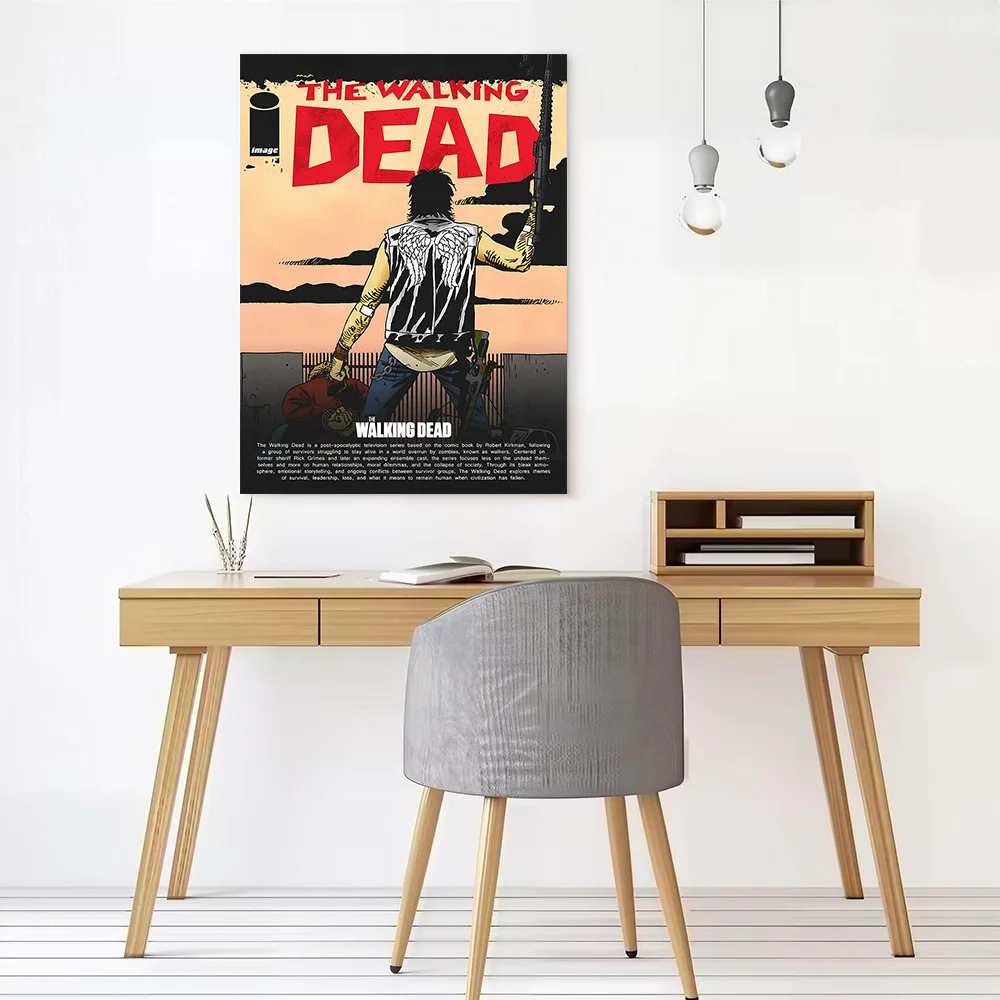 The Walking Dead Comic Cover Poster Canvas Wall Art Custom Photo Print Modern Painting for Fans Home Decor Items Room Ornaments