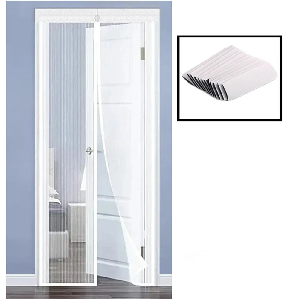 Magnetisch Deurgordijn Anti Muggen Insectennet Zomer Vliegenscherm Netto Punch-Gratis Klamboes Voor Raam Onzichtbare Mesh gaas