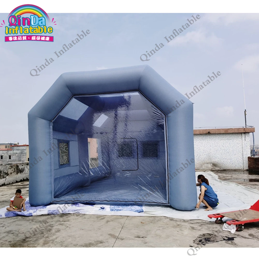 Free Shipping Inflatable Spray Tent Outdoor Inflatable Paint Booth For Car Spraying