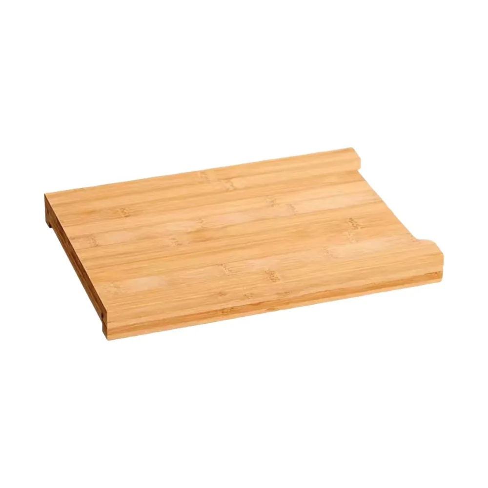 

Thickened Wooden Cutting Board with Drawers Multi-Functional Bread Cutting Board Non-Slip Natural Material Cutting Plate Mat