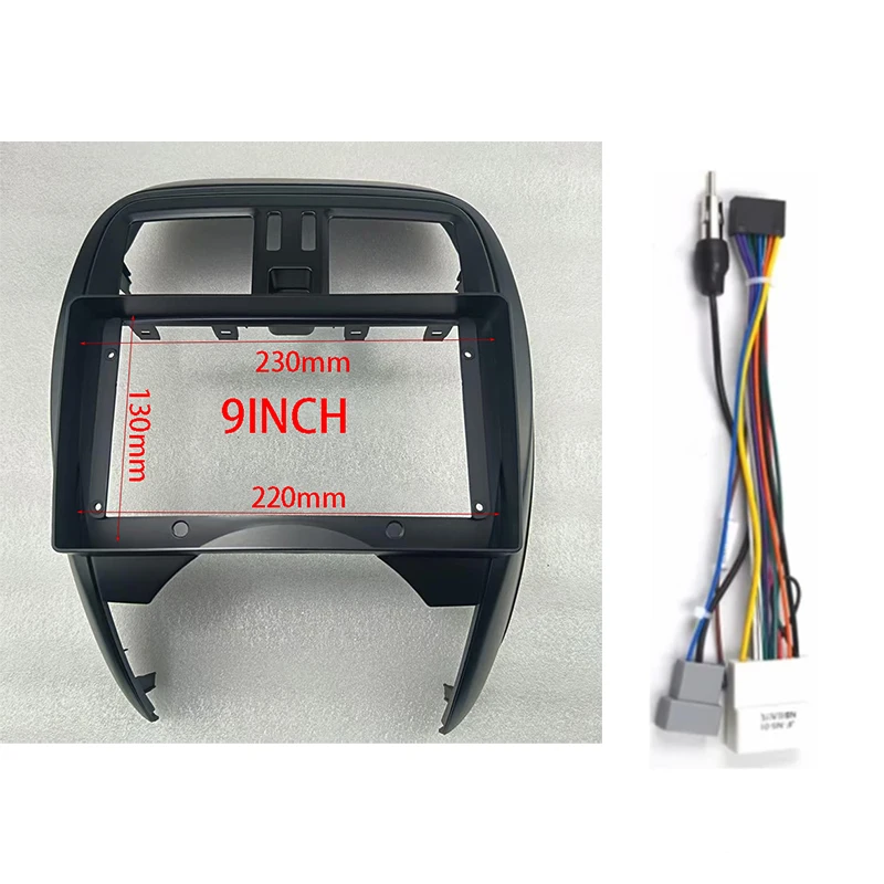 7/9 Inch Android Car Radio Fascias For NISSAN MARCH/ MICRA K13 2013-2017 Stereo Player Dash Frame Panel Installation Trim