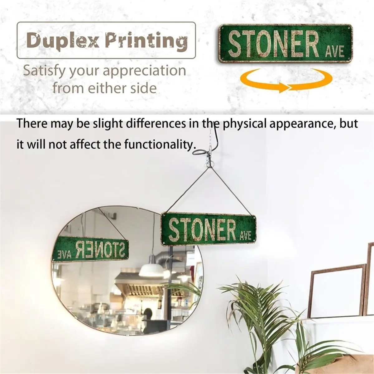1set Street Sign Set: Vintage-Style Decorations Featuring the Phrases 