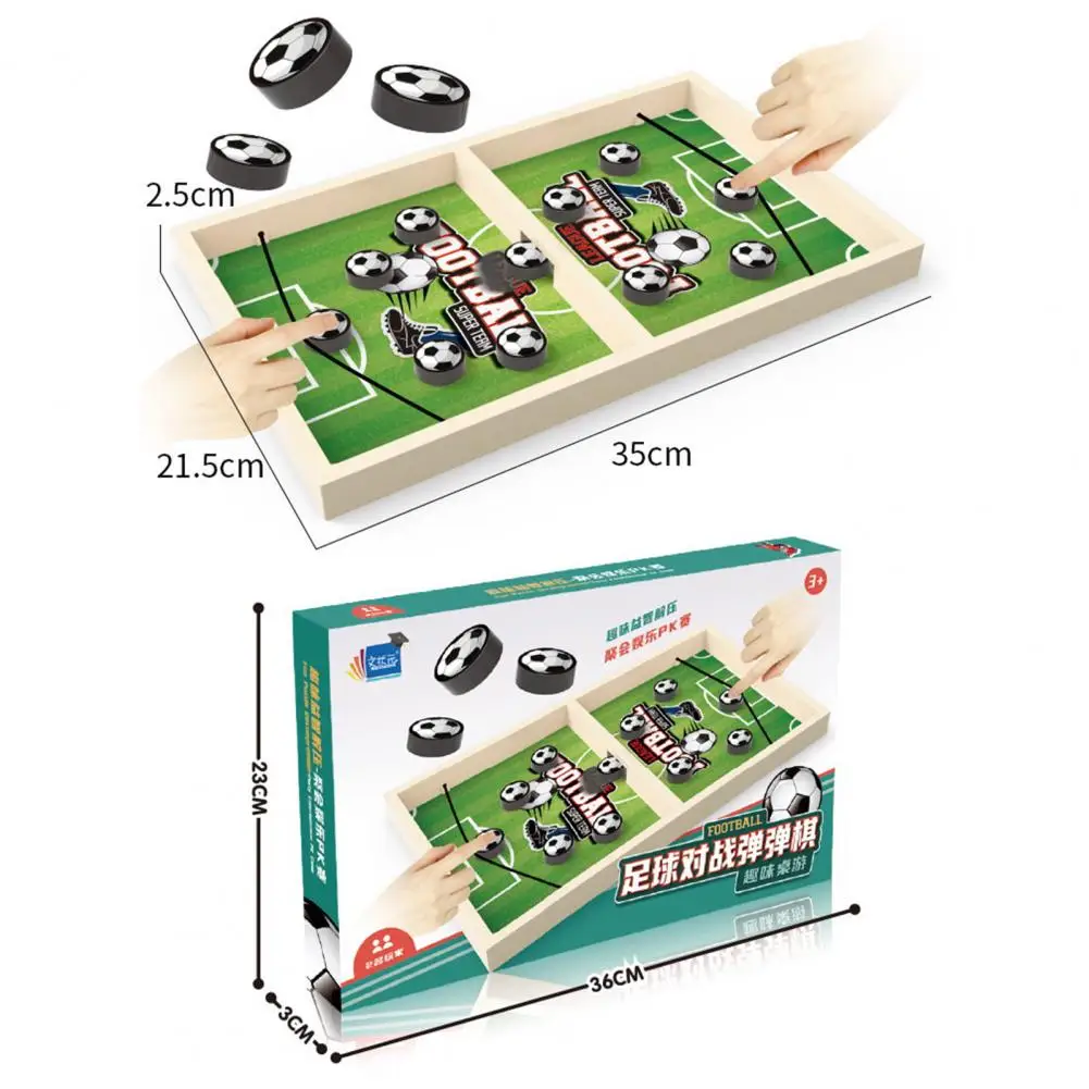 Fast Sling Puck Game Paced Wooden Table Hockey Winner Games Interactive Chess Toys For Adult Children Desktop Battle Board Game