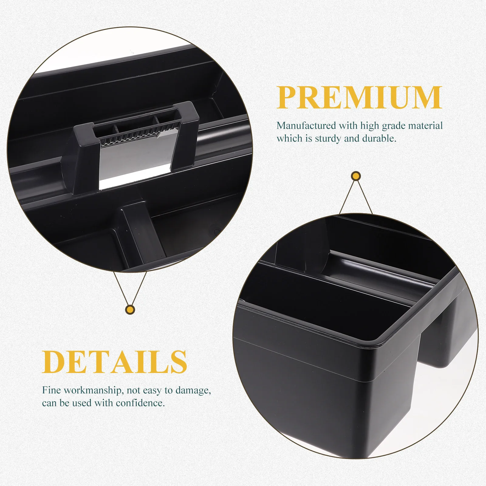 

Органайзер для инструментов для уборки, 1 шт., прочная пластиковая корзина для хранения бытовых принадлежностей с отдельными отделениями, портативная