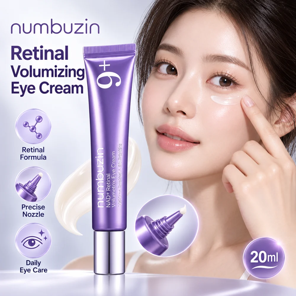 Retinal Eye Cream 20ml Hydrating Eye Contour Moisturizer With Precision Nozzle For Gentle Nighttime Skin Care Routine