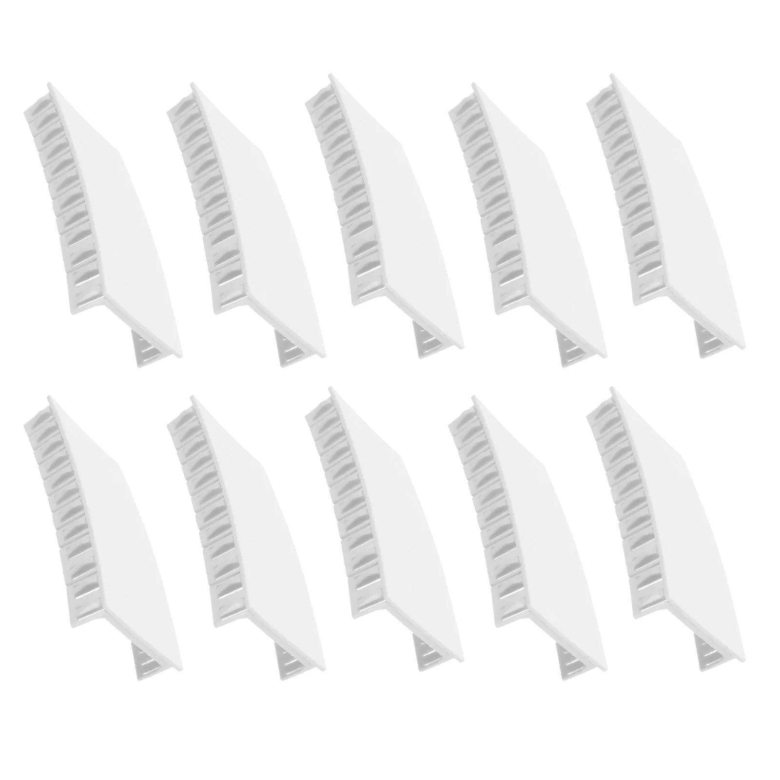 10Pcs Breaker Filler Plate ABS Plastic Flame Retardant Snap in Circuit Breaker Slot Cover Electrical Panel Safety Insulation
