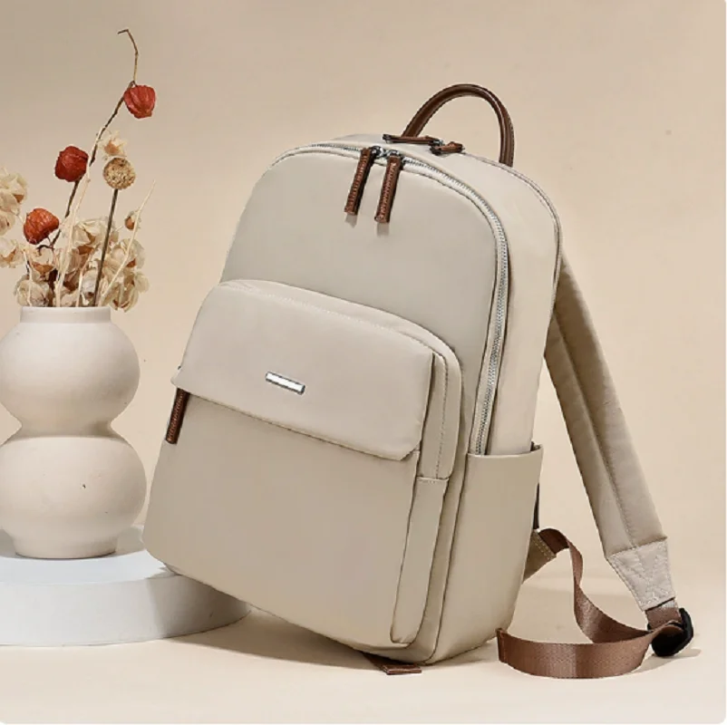 2026 Korean Fashion Men Women's Waterproof Oxford Travel Backpacks High Capacity Preppy Style Laptop School Bag Shoulder Bags