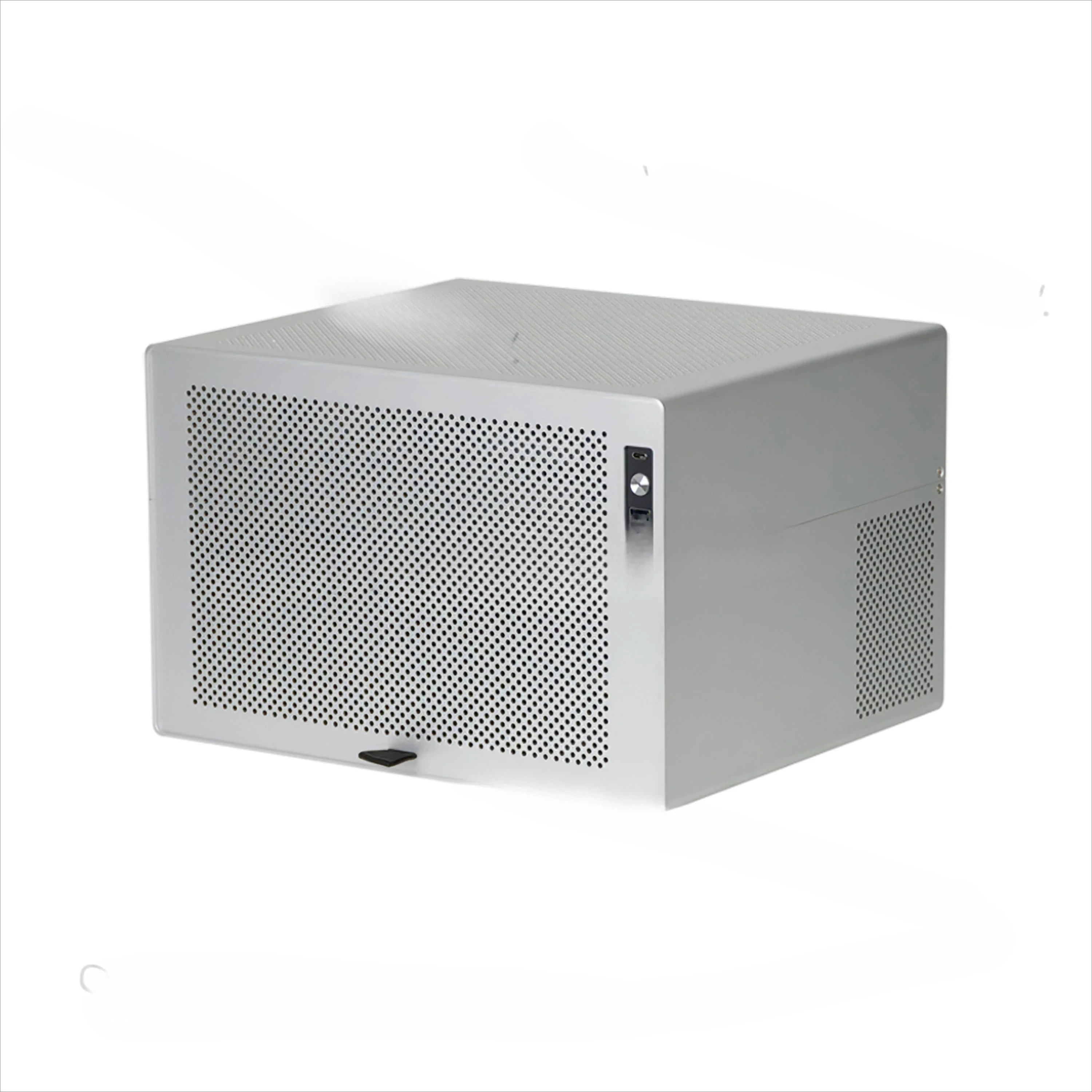 8-bay NAS Chassis 2mm Anodized Aluminum ATX Motherboard SFX Power Supply Flyherd Hui UNRAID Gaming Computer Cases & Towers