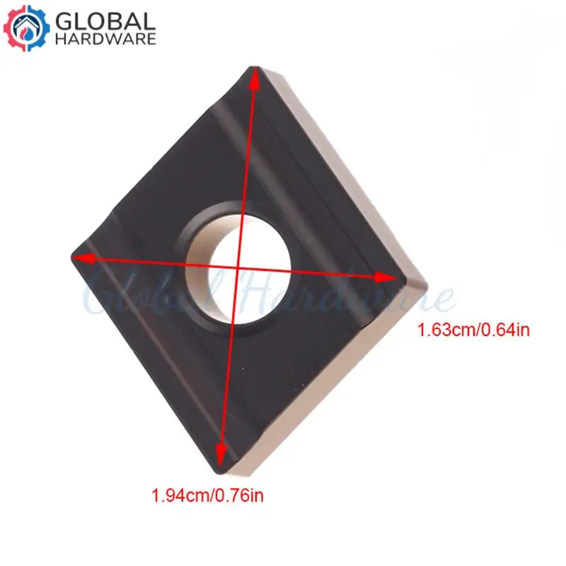 เม็ดมีดกลึงเหล็กชนิดสองสี ทนทานต่อการเสียหายและการสึกหรอ รุ่น CNMG120404L-LS SP3200 แบบร่องลบ