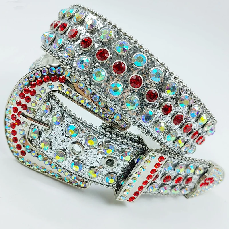 

Мужские повседневные ремни для вечеринок и выпускных, украшенные стразами, с пряжкой, из мягкой кожи, женские дизайнерские ремни-шлейки