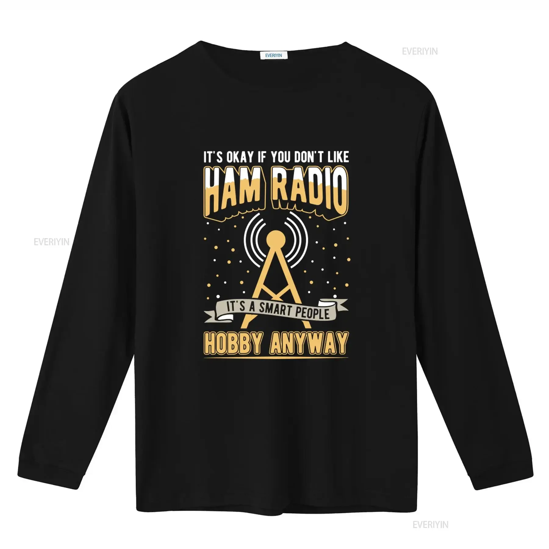 Ham Radio T Shirt Antenna S Amateur Operator It's Okay If You Don't Like A Smart People Hobby Anyway vintage Washed fashion