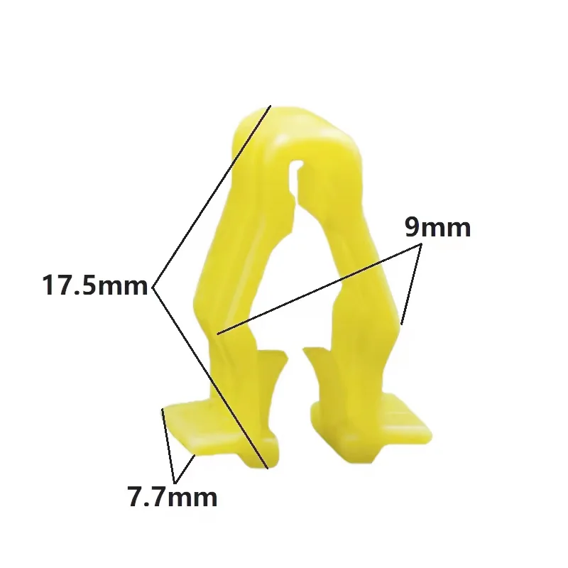 90601-SMG-003 30PCS P-6 Yellow fix buckle clip suitable for instrument panel of Honda automobile central control panel