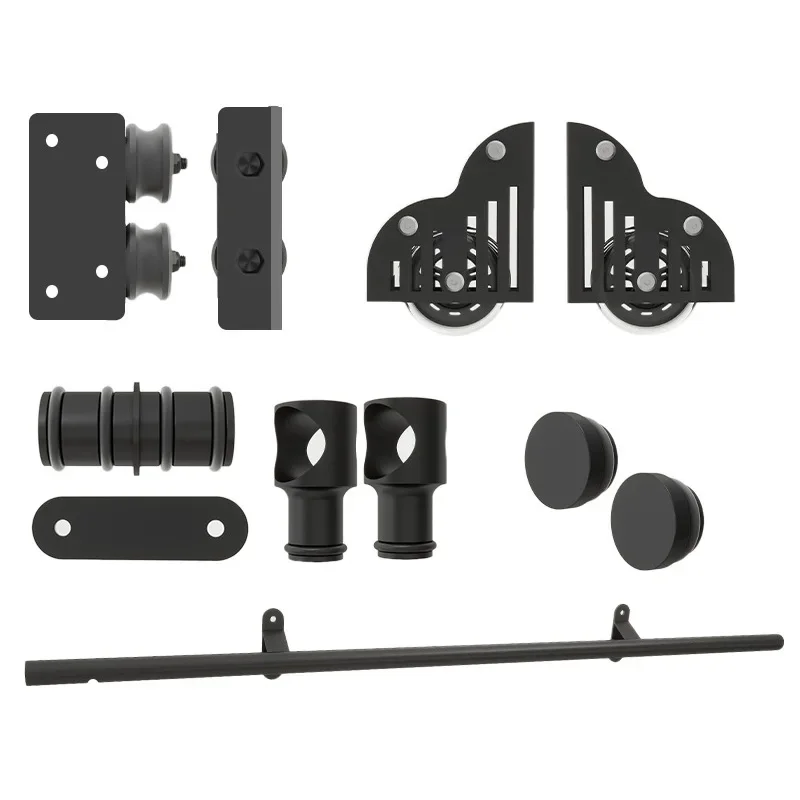 

Modern DIY Simple Rolling Library Ladder Hardware Kit Stable Mobile Track Sliding Lockable Wheel Escalator Accessories Bedroom