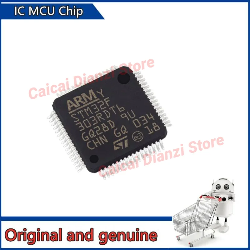 STM IC STM32F303RDT6 STM32F303RD STM32F303 STM32F STM32  MCU Chip LQFP-64   Electronic Components