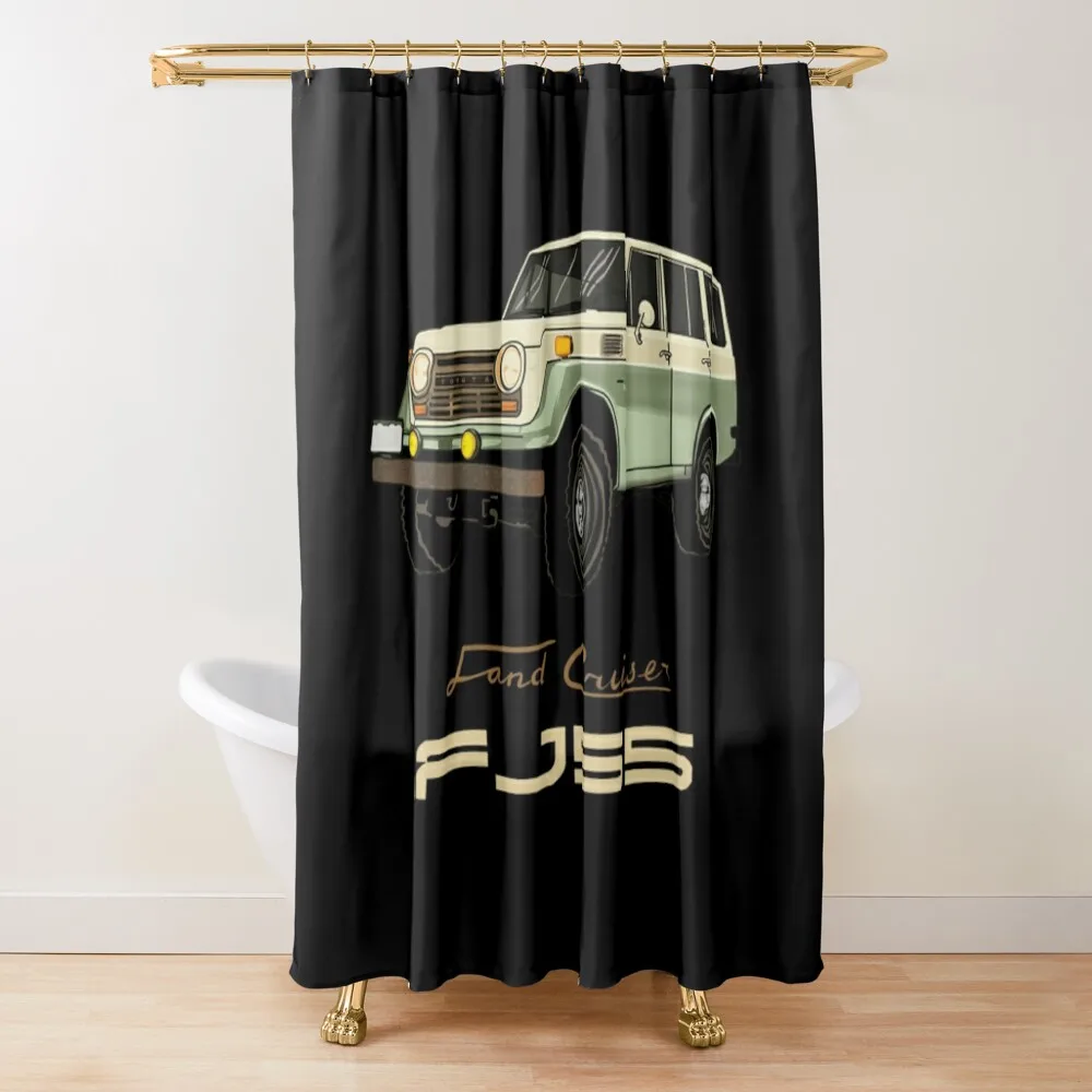 

Landcruiser T-ShirtLancruiser fj 55 Shower Curtain Bathroom Shower Bathroom Accessory Shower Set Cute Curtain