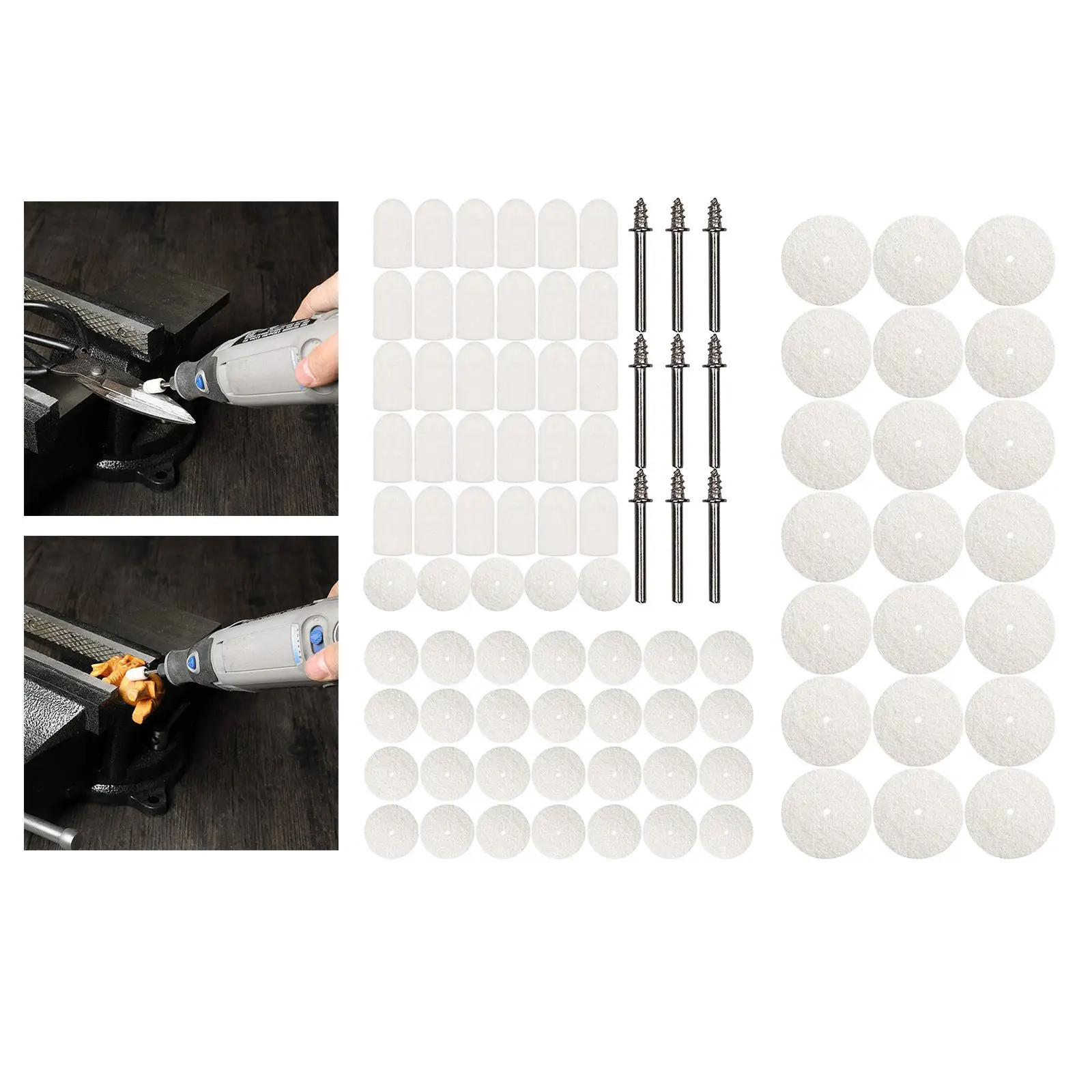 

88Pieces Multifunctional Polishing Bits Mounted Buffing Attachment Set