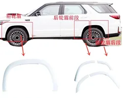 Car Fender Flares Arch Wheel Eyebrow for Changan CS95 19-22 Protector Mudguard Fender Wheel Protector Guard