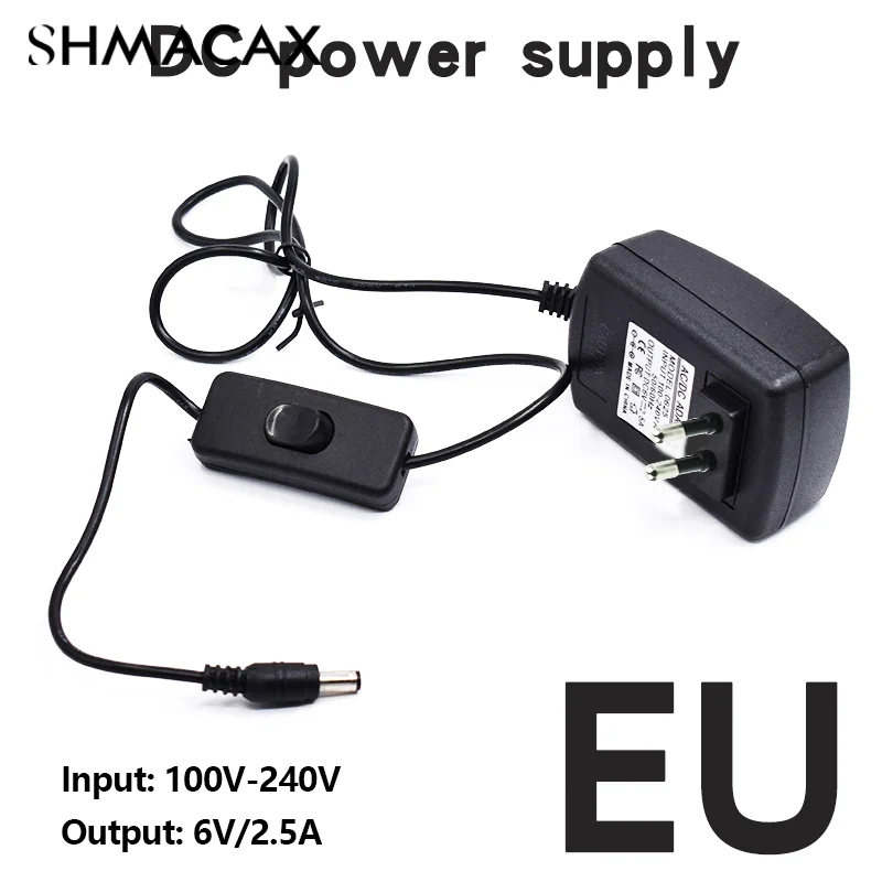 Foam Cutter Adapter 100V-240V To DC6V/2.5A AC/DC Switching Power Supply Adapter For Electric Foam Cutting Tool