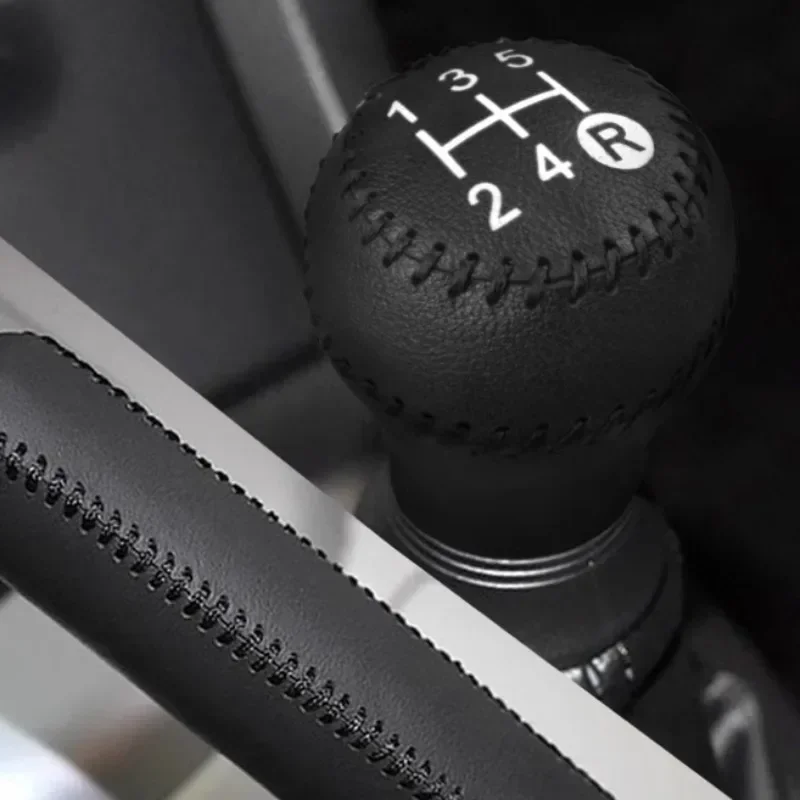 6 Speed Leather Gear Shift Knob Cover MT For Toyota COROLLA 1.8L 2007-2016 RAV4 2014 2015 2016 -2018 6 Speed Manual Shift Lever