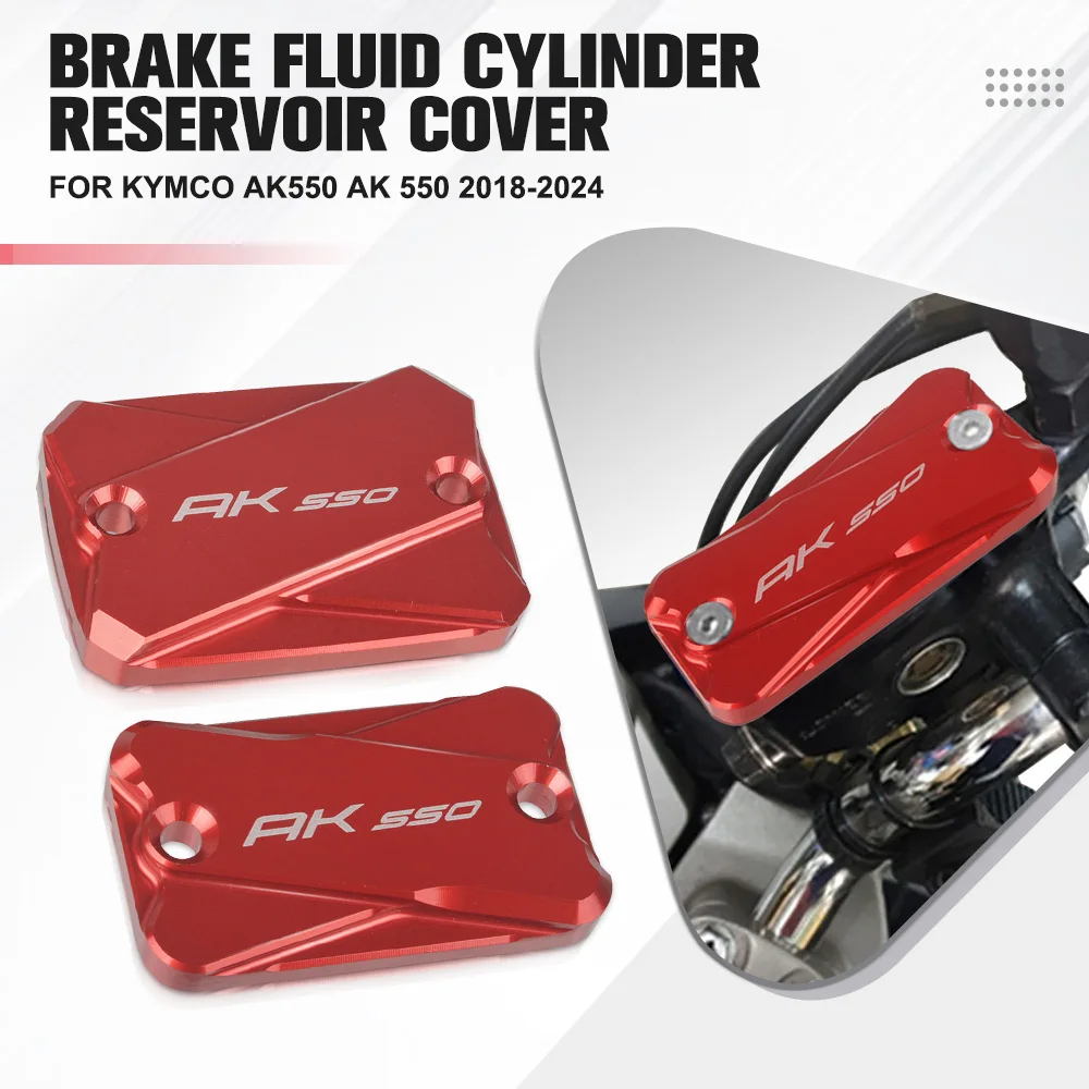 

Motorcycle Accessories Front Brake Clutch Fluid Reservoir Cover Caps For KYMCO AK550 AK 550 2018 2019 2020 2021 2022 2023 2024