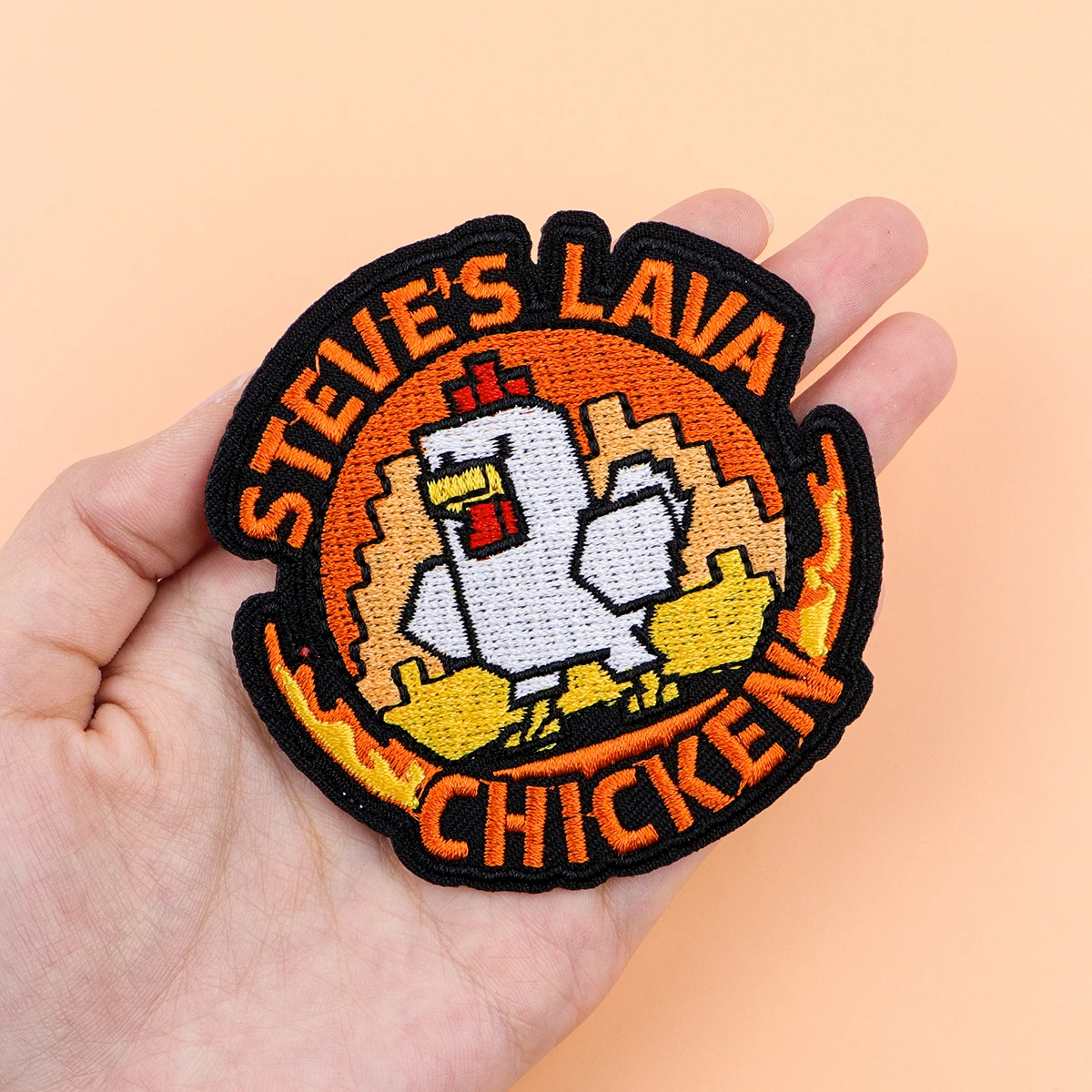 【セール中】ピクセルゲームアイアンでパッチ服パッチ衣料用おかしい鶏刺繍パッチ衣服アパレルアクセサリー縫製ステッカー