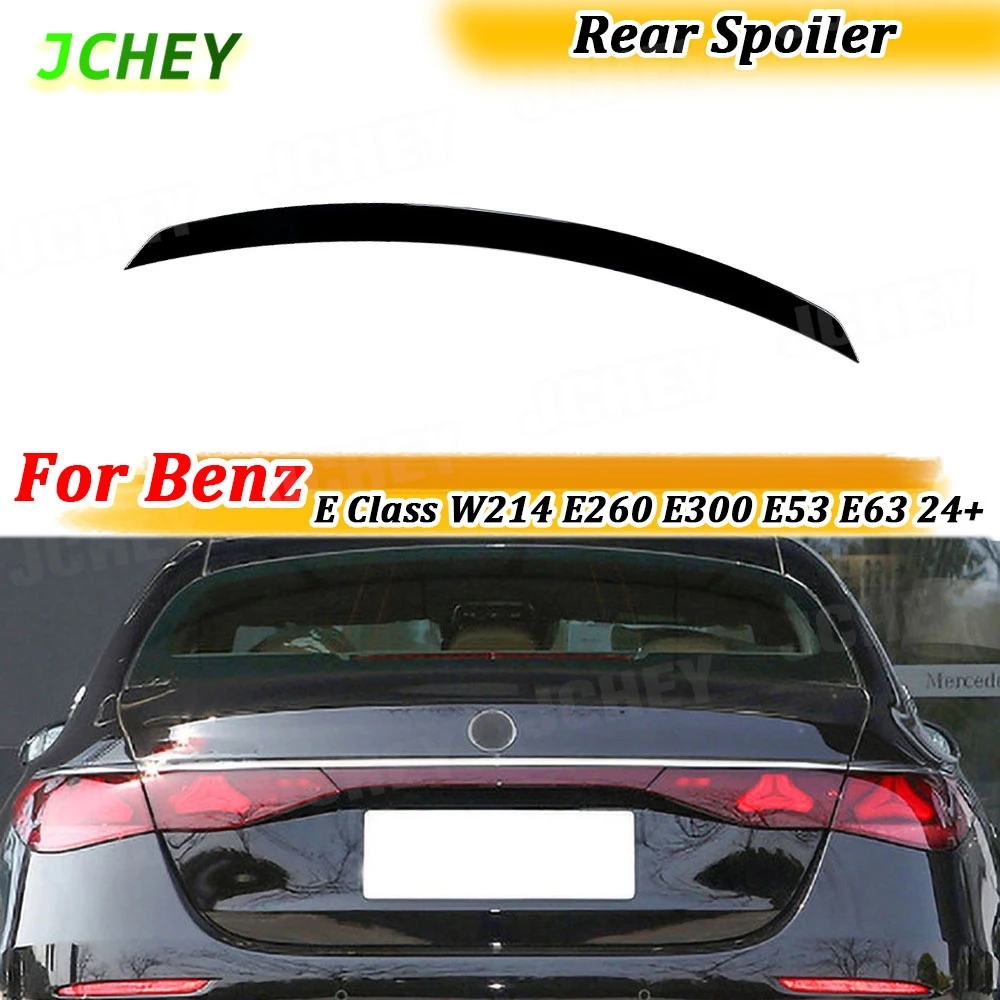 

JCHEY ABS Rear Trunk Lip Spoiler for Benz E Class W214 E260 E300 E53 E63 For AMG Sedan 2024 + Rear Boot Spoiler Body Kits
