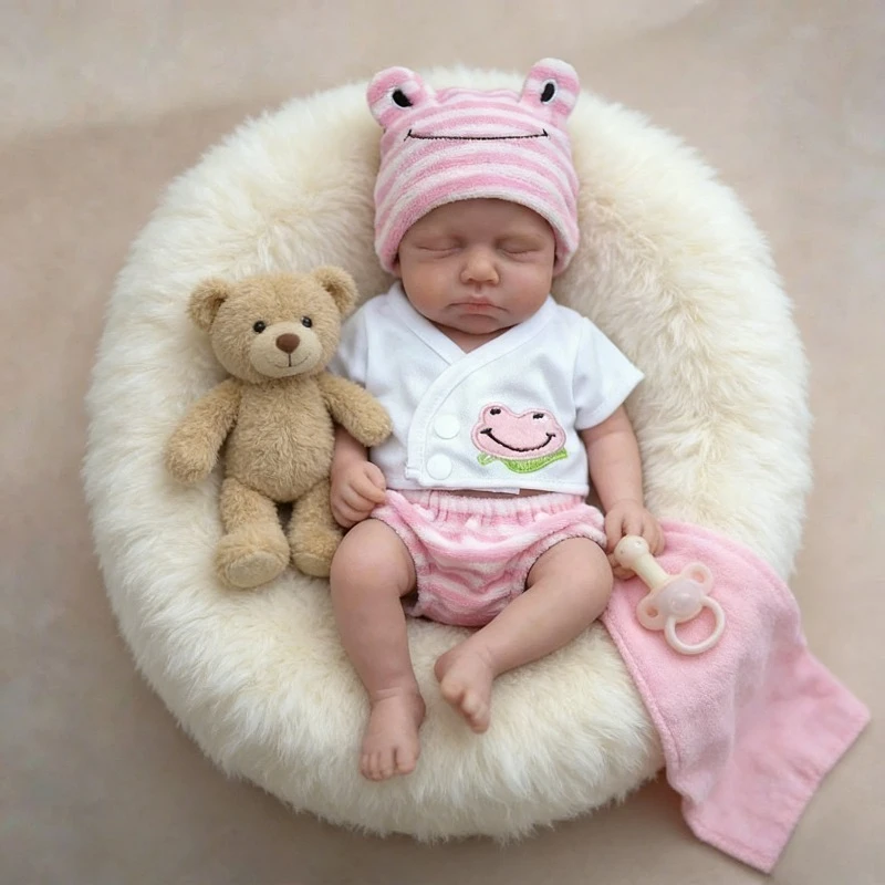 دمية واقعية بطول 12 بوصة (30 سم) من السيليكون الناعم تشبه الطفل الحقيقي، لعبة دمى لولو