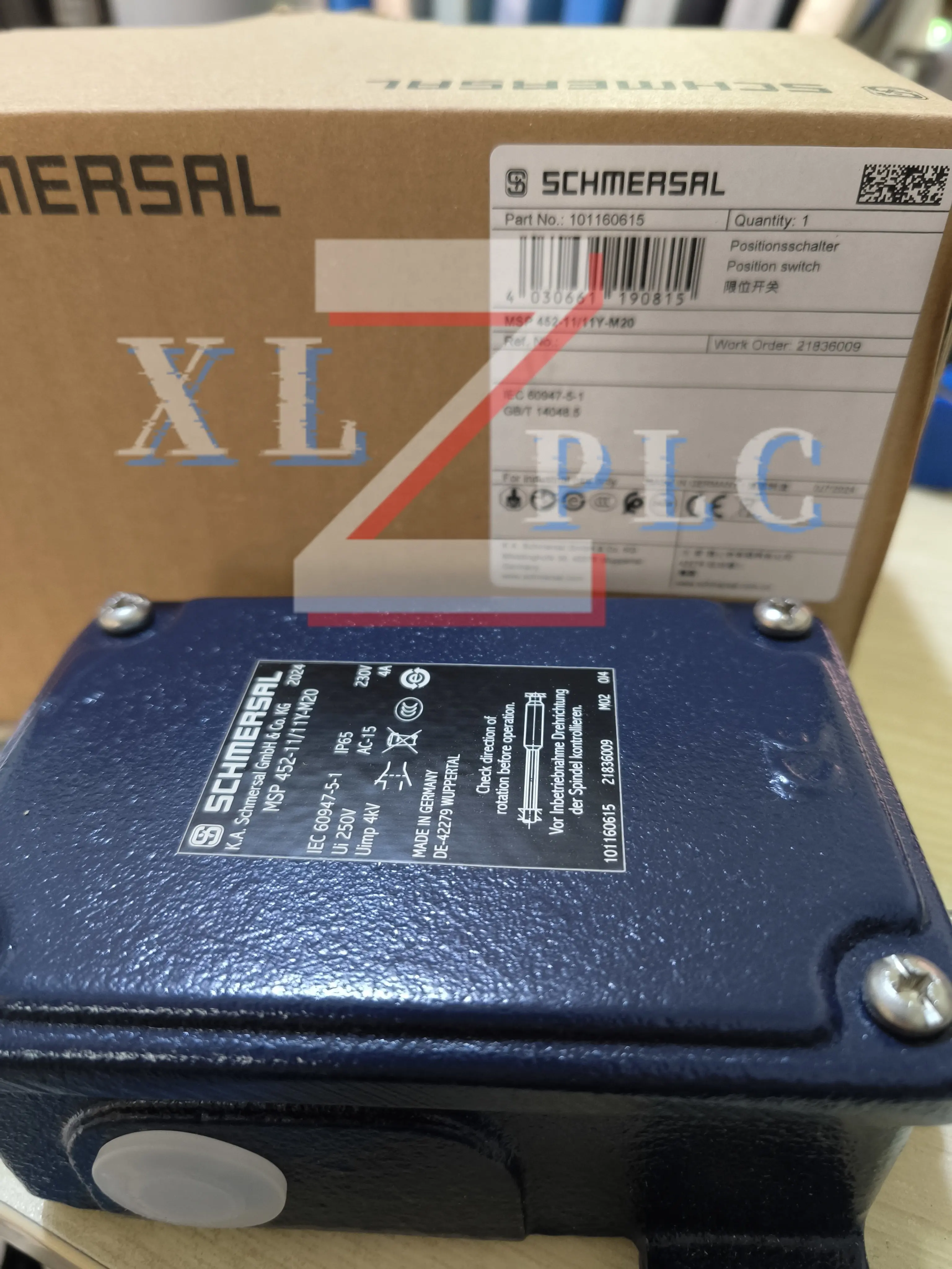 

MSP 452-11/11 Y-M20 101160615 Schmalsai limit switch new original genuine spot