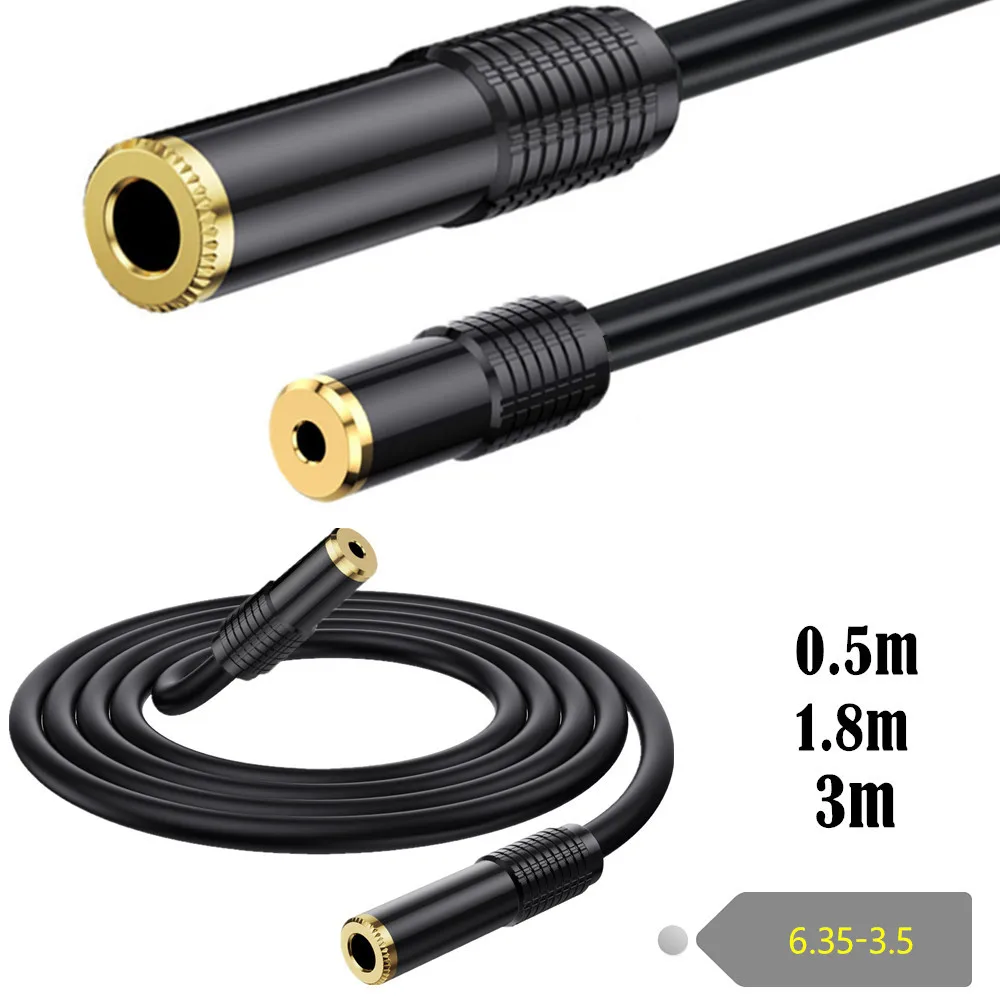3.5mm to 6.35mm Stereo Audio Cable,6.35mm 1/4